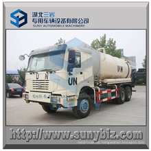 16 Cbm 6X6 Sinotruk HOWO Abwasser Saug Vakuum Tankwagen